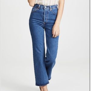 Levi’s Ribcage Straight Ankle Jean - Georgie color